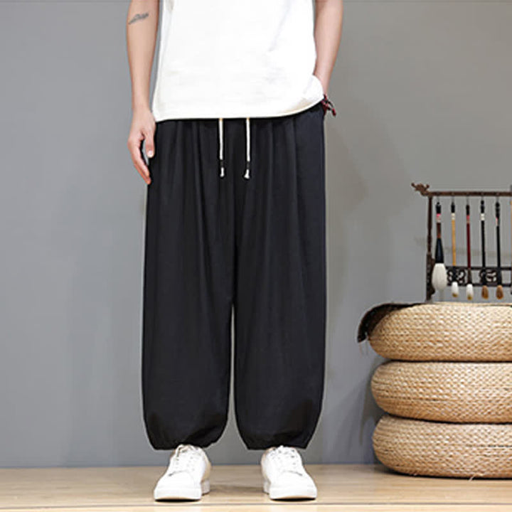 Buddha Stones Zomerse Zen Mouwboord met elastische Taille , Cropped model en Zakken - image 31