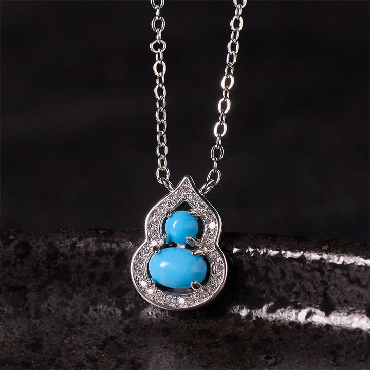 Buddha Stones Natuurlijke turkooizen Ketting - Turkoois - image 0