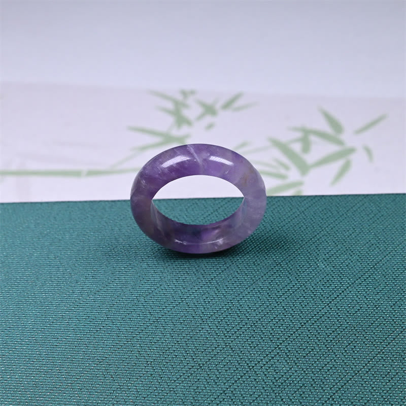 Buddha Stones Natuurlijke amethist Ring voor spiritueel bewustzijn - image 4