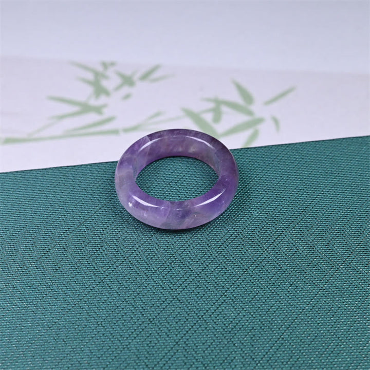 Buddha Stones Natuurlijke amethist Ring voor spiritueel bewustzijn - image 3