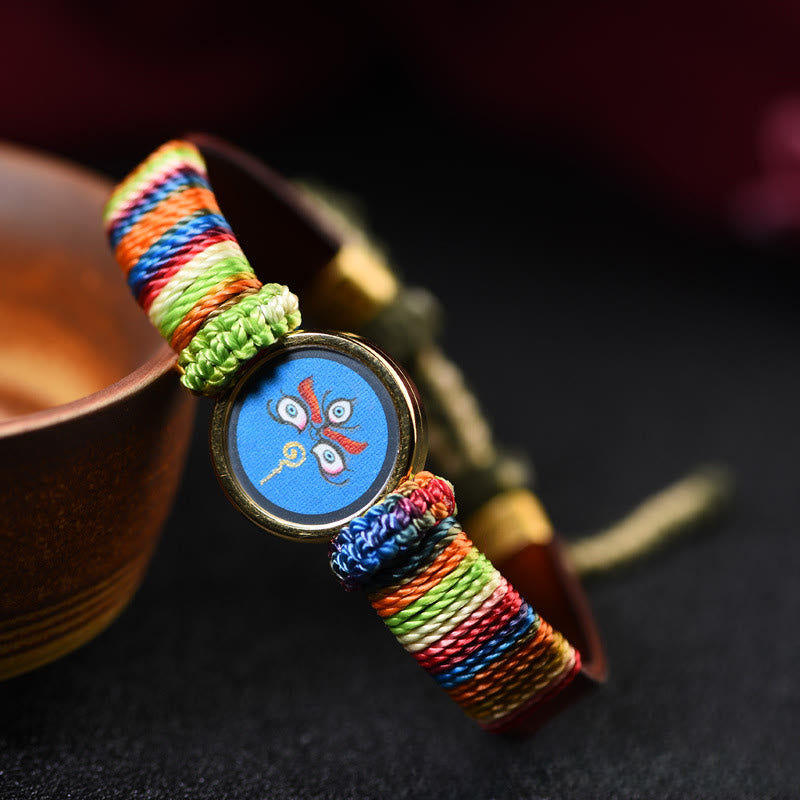Buddha Stones Tibetaanse Armband met de goden van rijkdom en het Boeddha-oog. - image 14