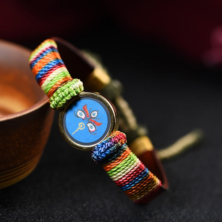 Buddha Stones Tibetaanse Armband met de goden van rijkdom en het Boeddha-oog. - image 14