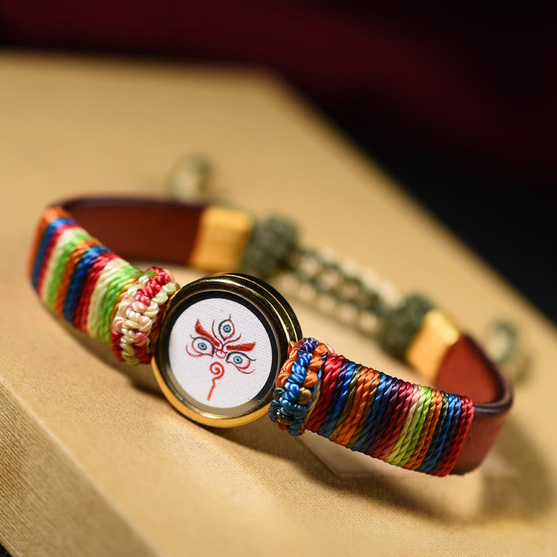Buddha Stones Tibetaanse Armband met de goden van rijkdom en het Boeddha-oog. - image 17
