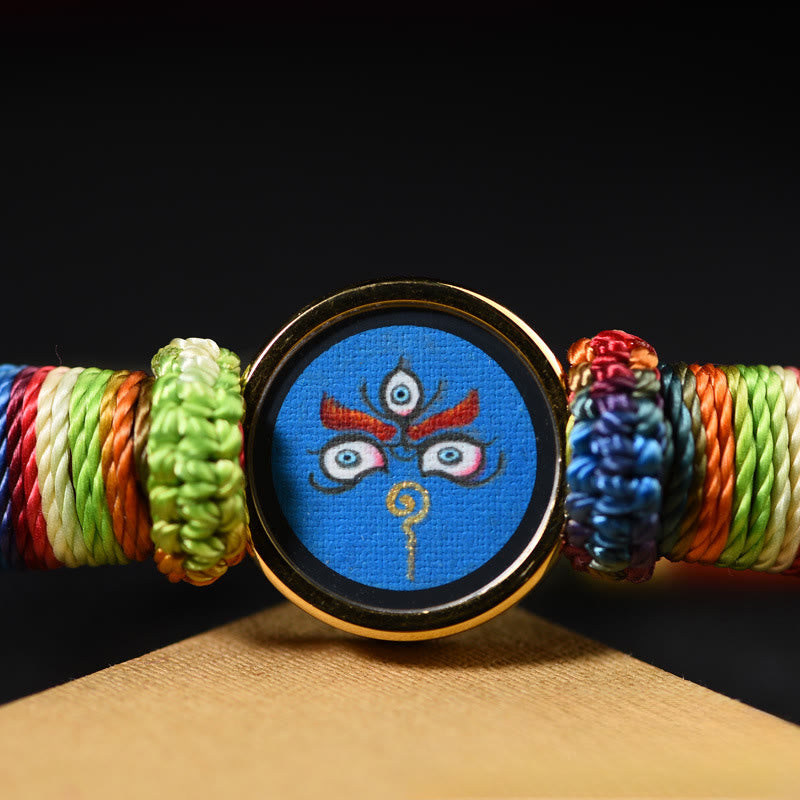 Buddha Stones Tibetaanse Armband met de goden van rijkdom en het Boeddha-oog. - image 15