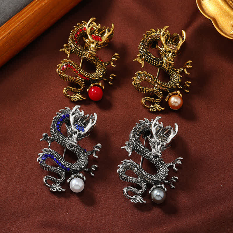 Buddha Stones Dominante Drakenparel Broche - image 11