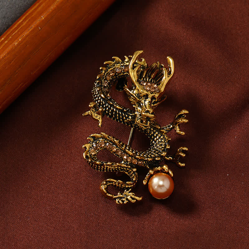 Buddha Stones Dominante Drakenparel Broche - image 1
