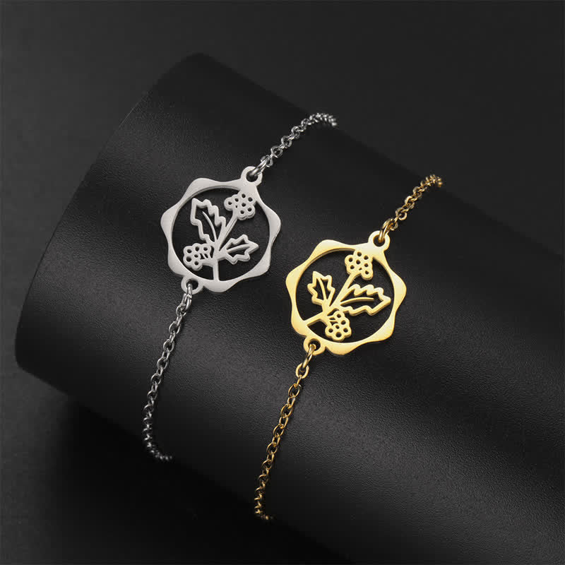Buddha Stones Titanium stalen geboortebloem Armband voor een nieuw begin - image 33