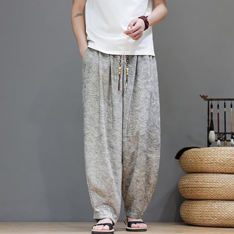 Buddha Stones Zomerse bohemian heren harembroek met Zakken - image 21