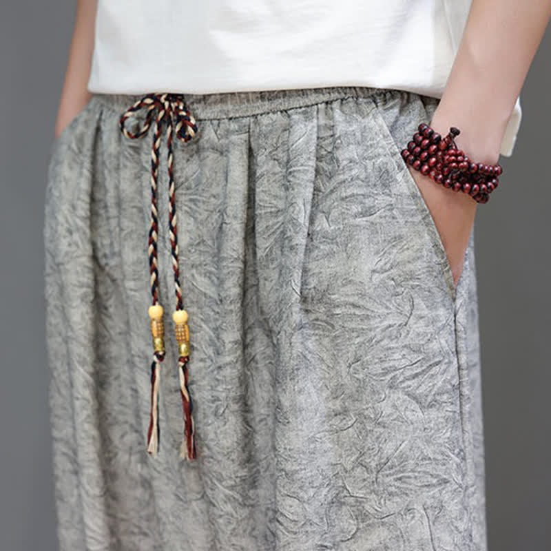 Buddha Stones Zomerse bohemian heren harembroek met Zakken - image 32