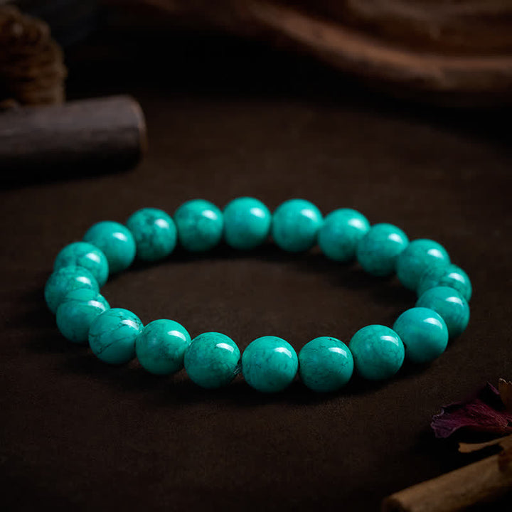 Buddha Stones Tibetaanse turkooizen Armband - image 9