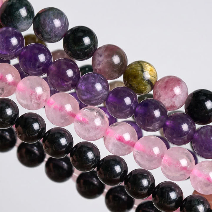 Buddha Stones Stressverlichtende &amp; Beschermende Kristallen Armband - image 4