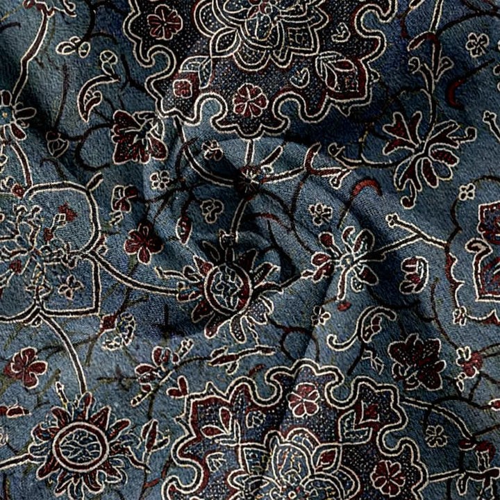 Buddha Stones Damesbroek van 100% Cotton met bohemian bloemenprint, elastische Taille en Zakken. - image 2