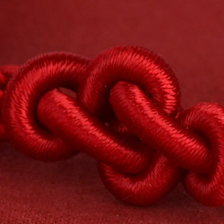 Buddha Stones Handgeweven geluksarmband van rood koord met Chinese Armband - image 7