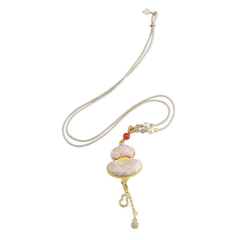 Buddha Stones Song Brocade Kalebas Elegante Ketting - image 3