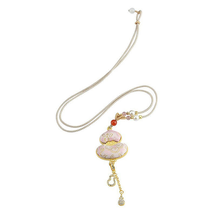 Buddha Stones Song Brocade Kalebas Elegante Ketting - image 3