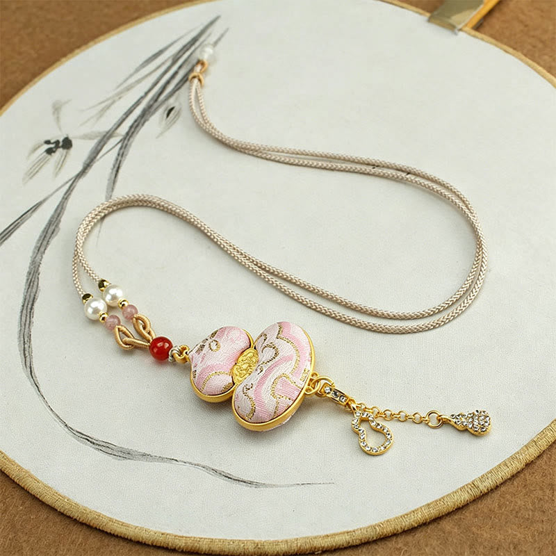 Buddha Stones Song Brocade Kalebas Elegante Ketting - image 2