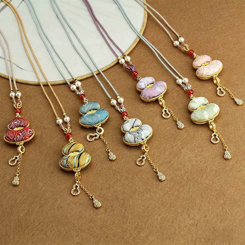 Buddha Stones Song Brocade Kalebas Elegante Ketting - image 0