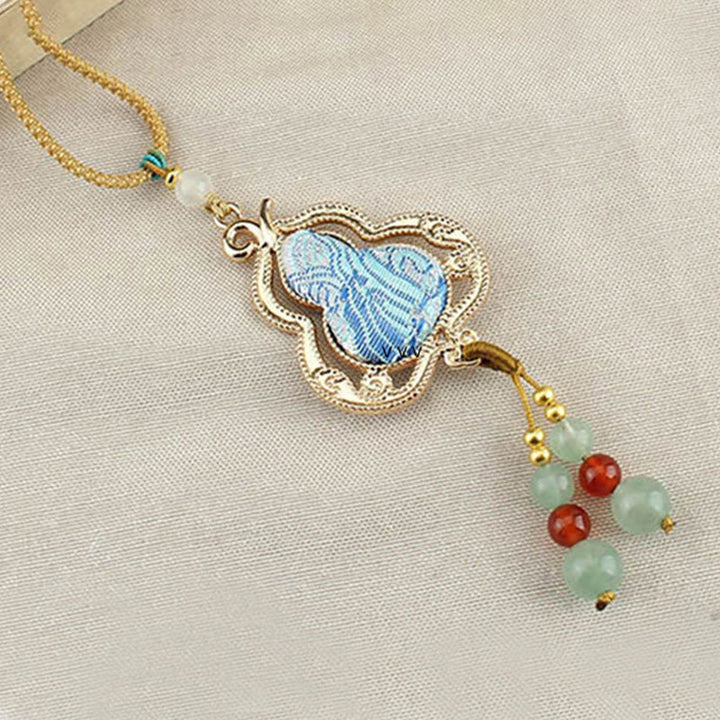 Buddha Stones Song Brocade Gourd Health Ketting - image 6