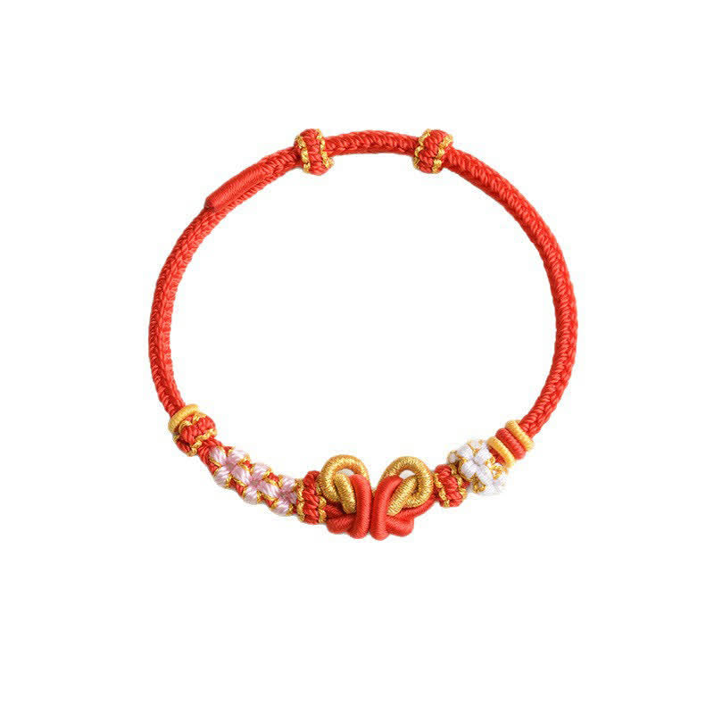 Buddha Stones Handgemaakte geweven Armband met verstelbaar koord voor geluk - image 10