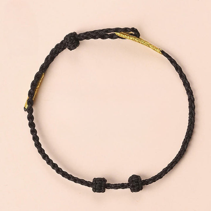 Buddha Stones Handgeweven rode koord kracht Om Mani Padme Hum verstelbare doe-het-zelf Armband - image 21