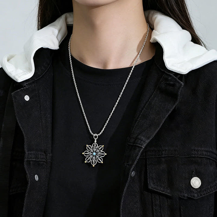 Buddha Stones Koperen Lotus Nieuw Begin Hanger Ketting - image 8