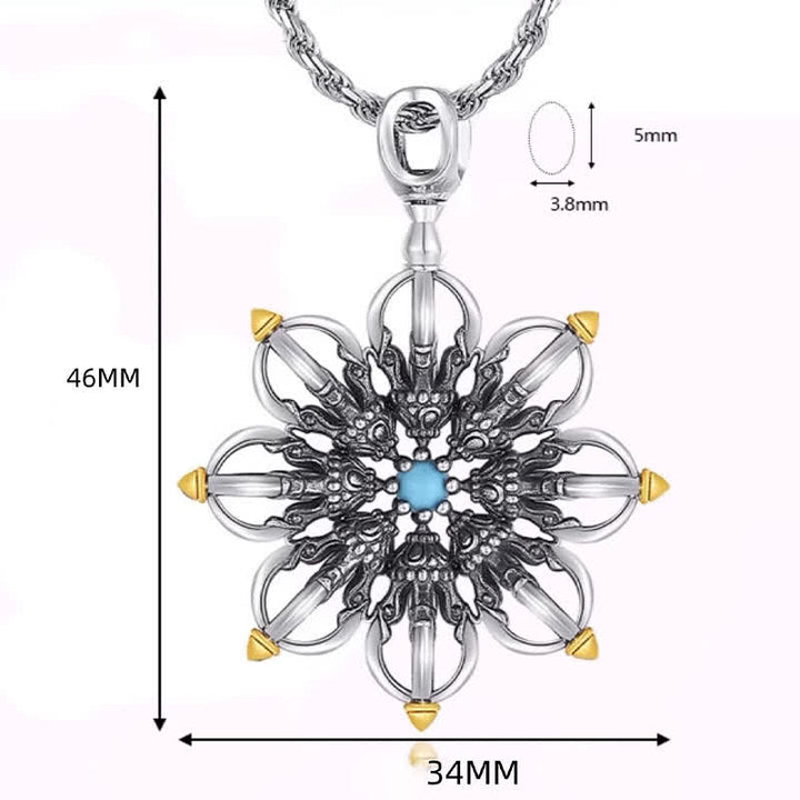 Buddha Stones Koperen Lotus Nieuw Begin Hanger Ketting - image 10