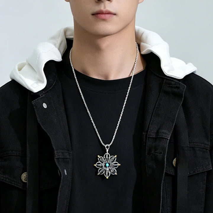 Buddha Stones Koperen Lotus Nieuw Begin Hanger Ketting - image 9