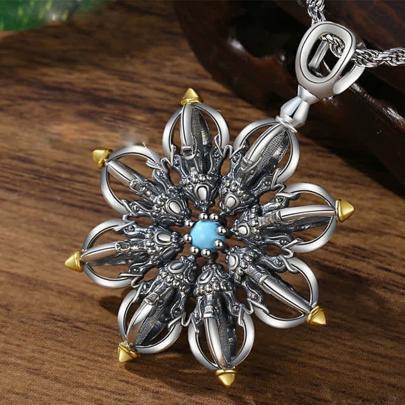 Buddha Stones Koperen Lotus Nieuw Begin Hanger Ketting - image 4
