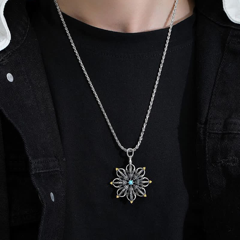 Buddha Stones Koperen Lotus Nieuw Begin Hanger Ketting - image 7