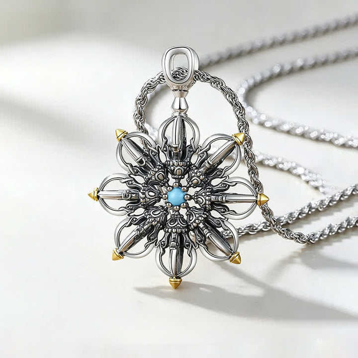 Buddha Stones Koperen Lotus Nieuw Begin Hanger Ketting - image 3