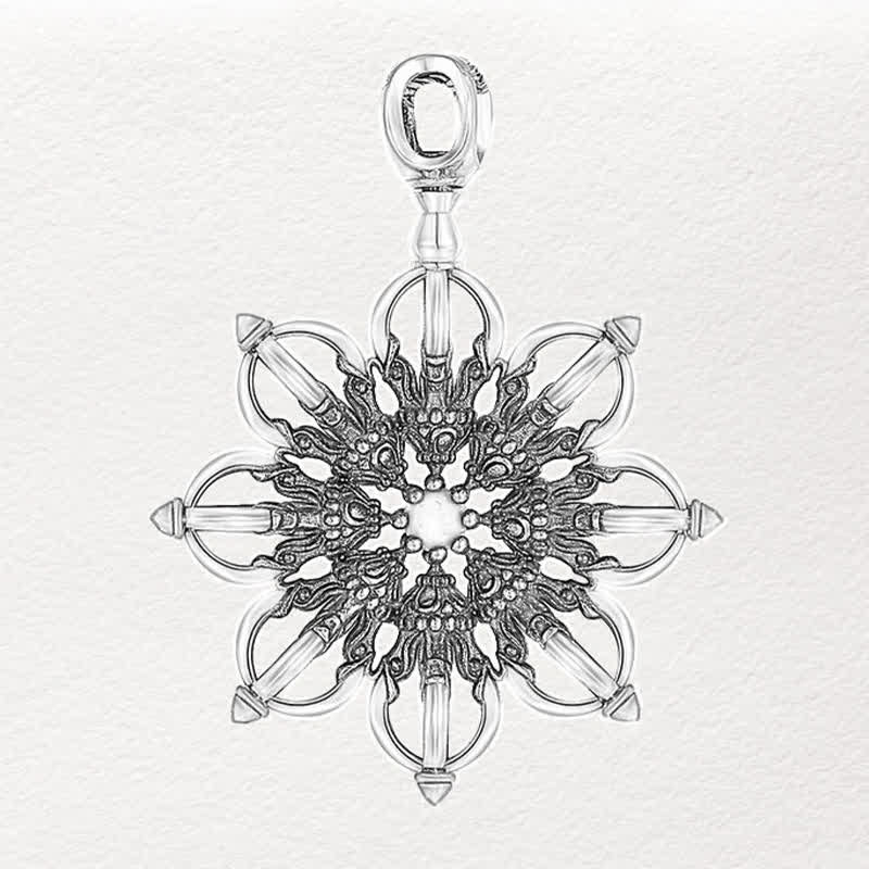 Buddha Stones Koperen Lotus Nieuw Begin Hanger Ketting - image 2