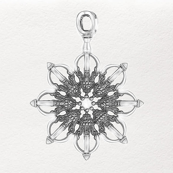 Buddha Stones Koperen Lotus Nieuw Begin Hanger Ketting - image 2