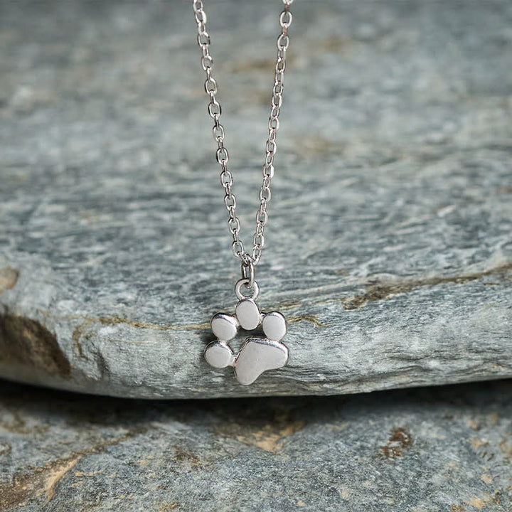 Buddha Stones Ketting met kattenpootmotief van 925 sterling zilver - image 1