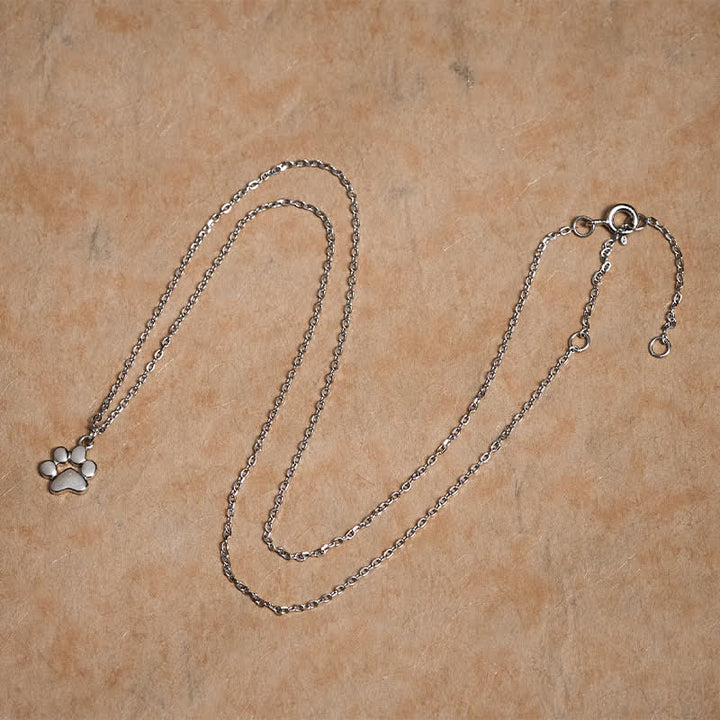 Buddha Stones Ketting met kattenpootmotief van 925 sterling zilver - image 2