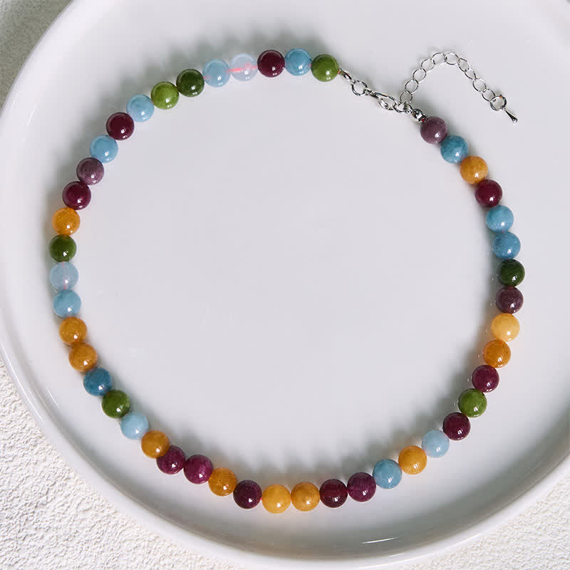 Buddha Stones Ketting met natuurlijke toermalijnkralen - image 2