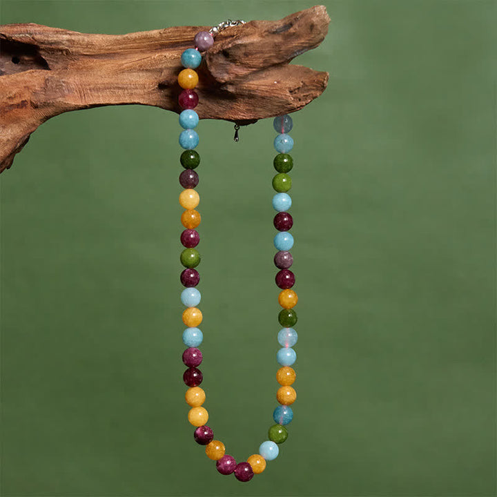 Buddha Stones Ketting met natuurlijke toermalijnkralen - image 3