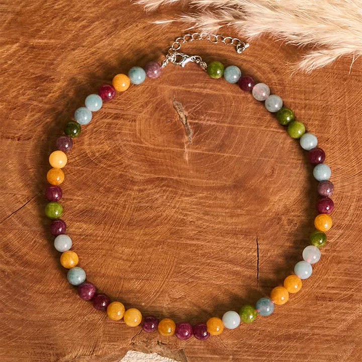Buddha Stones Ketting met natuurlijke toermalijnkralen - image 6