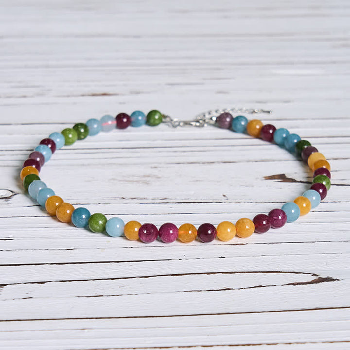 Buddha Stones Ketting met natuurlijke toermalijnkralen - image 1