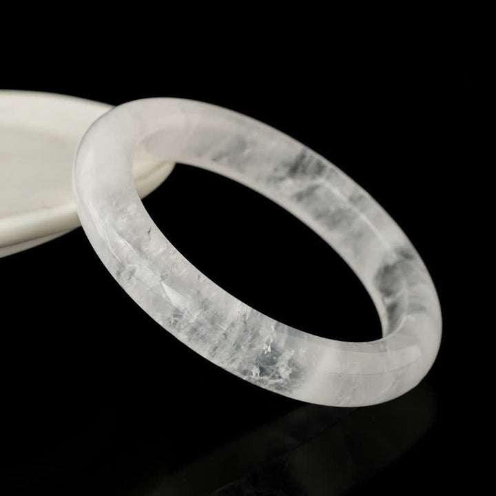 Buddha Stones Natuurlijke heldere kwarts helende Bangle-armband - image 1