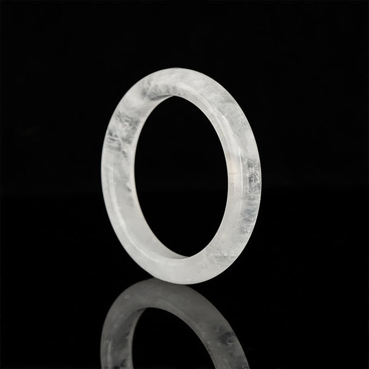 Buddha Stones Natuurlijke heldere kwarts helende Bangle-armband - image 4