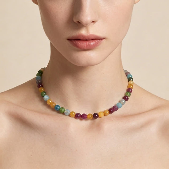 Buddha Stones Ketting met natuurlijke toermalijnkralen - image 4