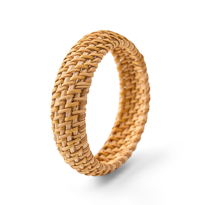 Buddha Stones Handgeweven rotan Bangle-armband. - Stijl 2 - Rotan (Aarding♥Gezondheid) - image 1
