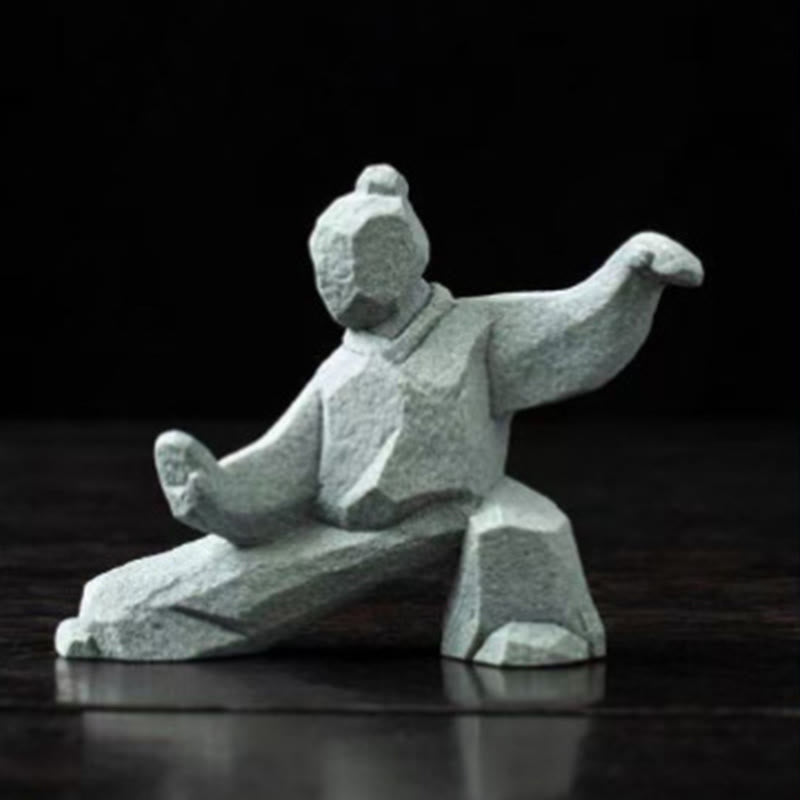 Buddha Stones Hars Yin Yang Balance Tai Chi Figuur Mindfulness woondecoratie - image 12