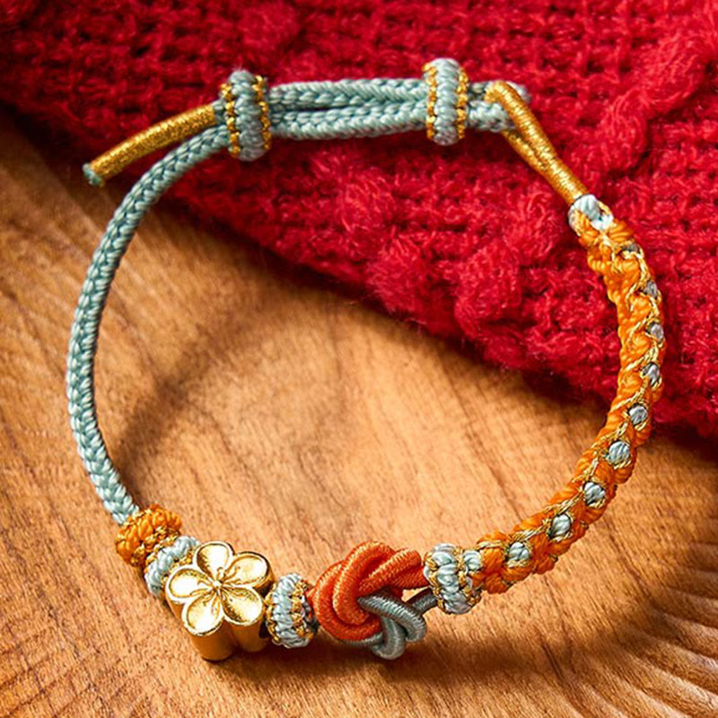 Buddha Stones Mandala gevlochten touw Armband voor zelfvertrouwen - image 11