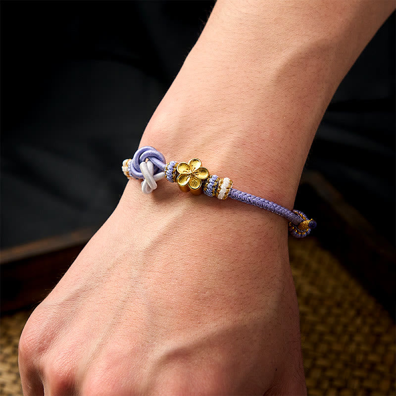 Buddha Stones Mandala gevlochten touw Armband voor zelfvertrouwen - image 24