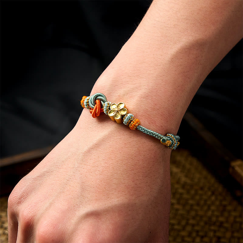 Buddha Stones Mandala gevlochten touw Armband voor zelfvertrouwen - image 14