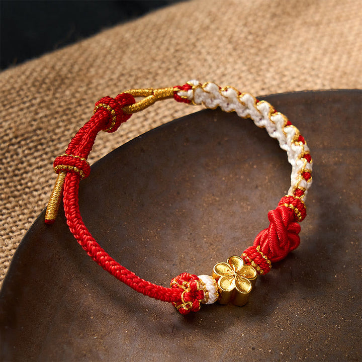 Buddha Stones Mandala gevlochten touw Armband voor zelfvertrouwen - image 1