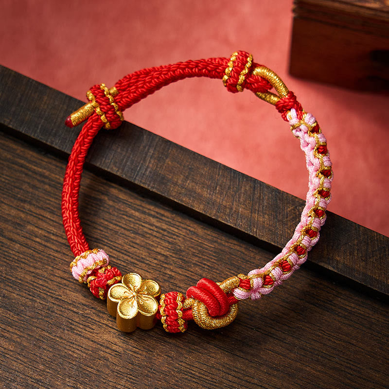 Buddha Stones Verstelbare Armband met gevlochten touwknoop - image 1