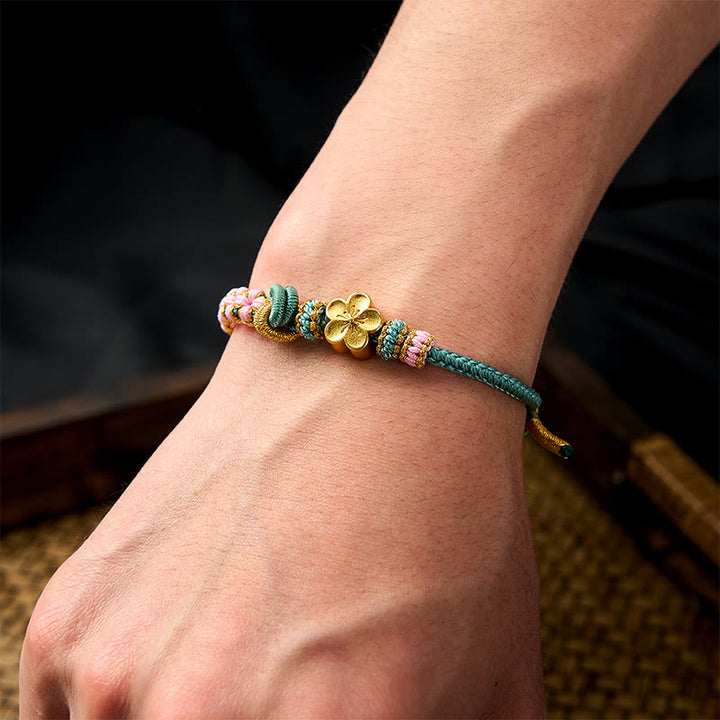 Buddha Stones Verstelbare Armband met gevlochten touwknoop - image 17