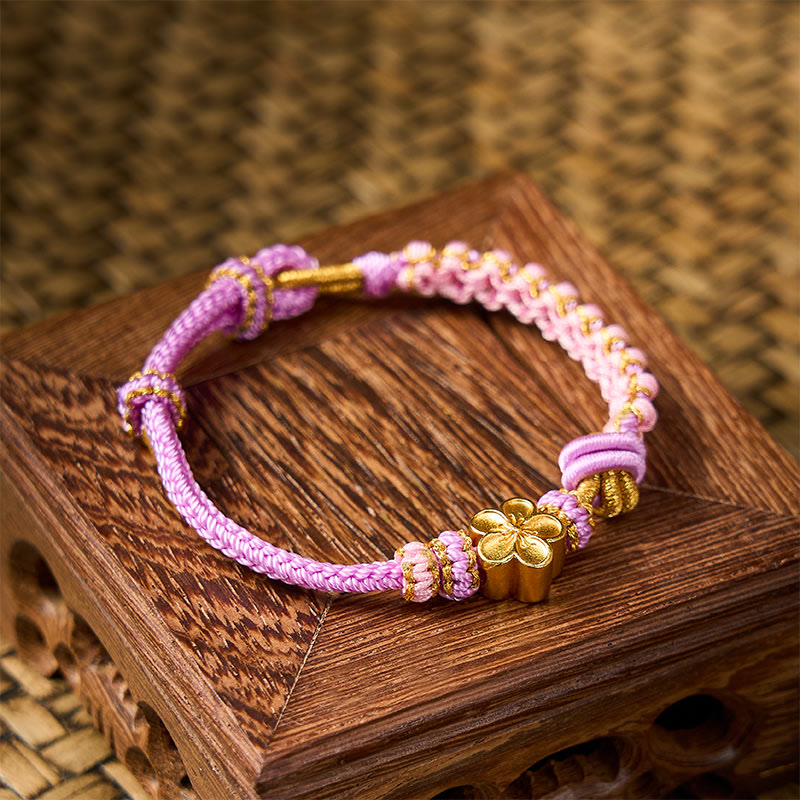 Buddha Stones Verstelbare Armband met gevlochten touwknoop - image 29